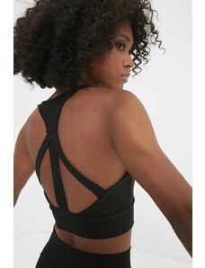 Sportovní podprsenka Trendyol Black Support/Shaping Back Detail