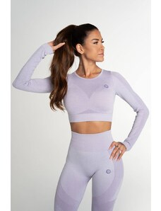 Crop Top Gym Glamour Fusion Lavender