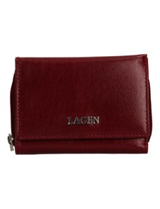 Vínová kožená peněženka Lagen
