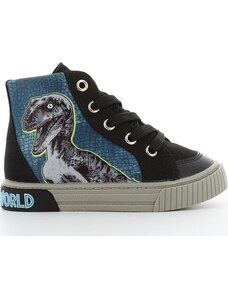 BASIC Černo-modré chlapecké sneakers Jurassic World Modrá