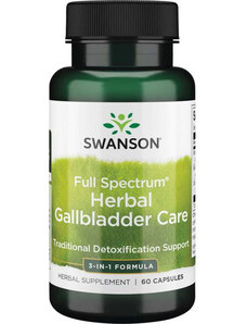 Swanson Full Spectrum Herbal Gallbladder Care 60 ks, kapsle