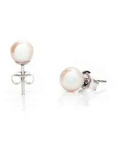 Buka Jewelry | Vpichovací perlové náušnice Mutiara 6 AAA ER324