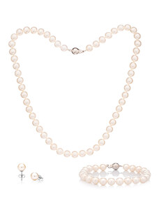 Buka Jewelry | Perlový set s náušnicemi 8 AAA ST849