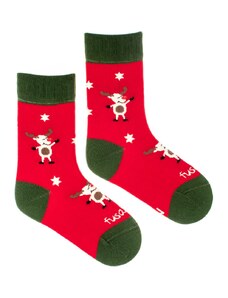 Fusakle Dětské ponožky Sob vánoční
