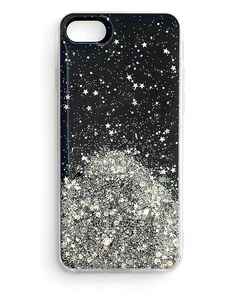 WOZINSKY Wozinsky Star Glitter silikonové pouzdro pro Samsung Galaxy S21 Ultra 5G černá