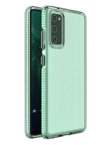 IZMAEL.eu Pouzdro Spring clear TPU pro Samsung Galaxy A02s zelená