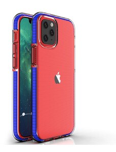 IZMAEL.eu Pouzdro Spring clear TPU pro Apple iPhone 12 Mini modrá