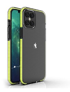 IZMAEL.eu Pouzdro Spring clear TPU pro Apple iPhone 12 pro Apple iPhone 12 Pro Max žlutá