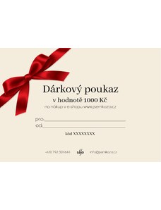 Sajo Dárkový poukaz 1000 Kč