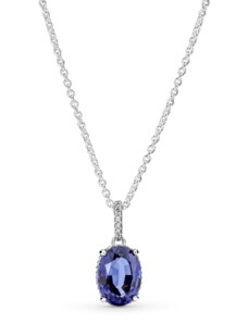 PANDORA náhrdelník Třpytivá výrazná aureola