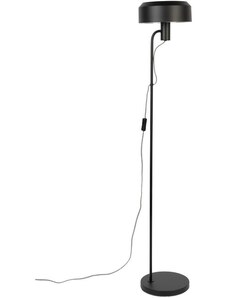 White Label Černá kovová stojací lampa WLL LANDON 135 cm