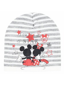 Minnie Mouse - licence Dívčí zimní čepice - Minnie Mouse HS4045, světle šedá
