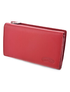 Dámská kožená peněženka Nivasaža N72-CLN-R červená
