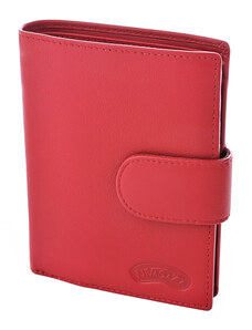 Dámská kožená peněženka Nivasaža N75-CLN-R červená