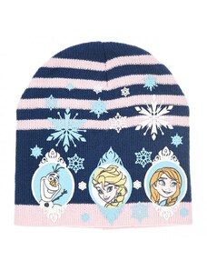 Frozen - licence Dívčí zimní čepice - Frozen PH4193, tmavě modrá