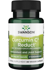 Swanson Curcumin C3 Reduct 60 ks, vegetariánská kapsle, 200 mg
