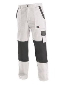 Pánské montérkové kalhoty CXS, bílé/šedé, vel. 50