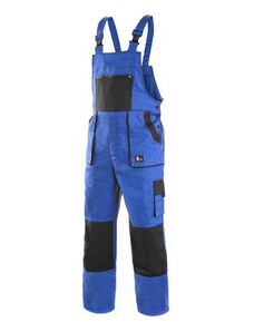 Zimní pánské montérkové kalhoty CXS s laclem, modré/černé, vel. 58