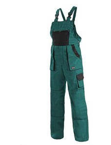 Pánské montérkové kalhoty CXS s laclem, zelené/černé, vel. 66