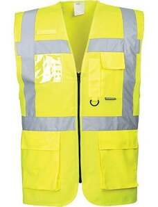 Portwest Reflexní manažerská vesta Berlin Hi-Vis, žlutá, vel. L