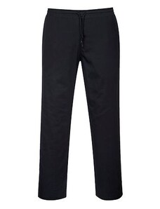 Portwest Kalhoty se stahovací šňůrkou, černá, normální, vel. XL