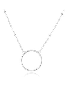 Beneto Minimalistický stříbrný náhrdelník AGS1163/47