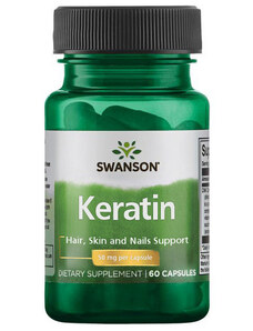 Swanson Keratin 60 ks, kapsle, 50 mg