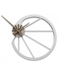 Designové hodiny 10-118 CalleaDesign Snail 45cm (více barevných variant) Barva bílá-1 - RAL9003