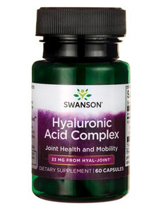 Swanson Hyal-Joint Hyaluronic Acid Complex 60 ks, kapsle, 33 mg