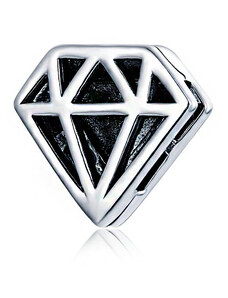 P&J Jewellery Stříbrný klip Reflexions Diamant RFCH7