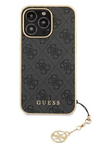 Ochranný kryt pro iPhone 13 Pro - Guess, 4G Charms Gray