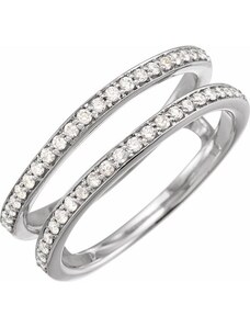 Salaba Dvojitý diamantový prsten 124615 54mm