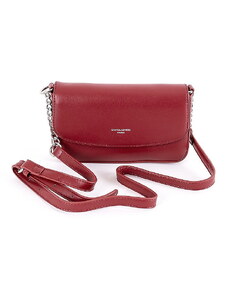 Malá tmavěčervená crossbody kabelka David Jones CM6262A