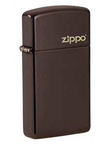 Zippo 26958 Slim Brown Zippo Logo
