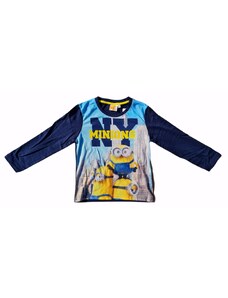 Mimoňi (Minions) Unisex tričko s dlouhým rukávem Mimoni - tmavě modré