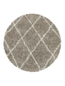 Ayyildiz koberce Kusový koberec Alvor Shaggy 3401 beige kruh - 80x80 (průměr) kruh cm