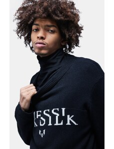 Messi x Sik Silk Division Knit Sweater Black