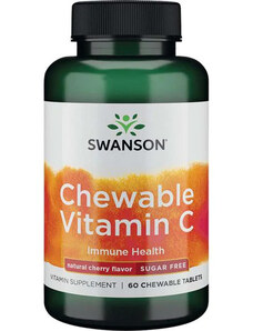 Swanson Chewable Vitamin C 60 ks, žvýkací tablety