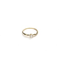Prsten ze žlutého zlata MG AU 585/000 1,10 gr ARP024801Y-59