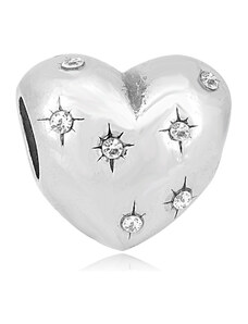 Linda's Jewelry Přívěsek Srdce plné hvězd chirurgická ocel IP028
