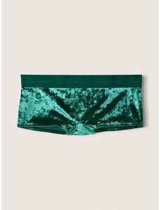 Victoria's Secret PINK Sametové kalhotky Velvet Shortie Green