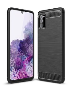 Ochranný kryt pro Samsung Galaxy A03S - Tech-Protect, Tpucarbon Black