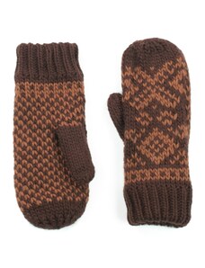 Art Of Polo Woman's Gloves Rk14165-4 Light Brown/Brown