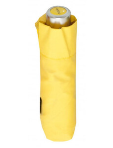 Doppler Alu Light - dámský skládací deštník, žlutá, plná barva