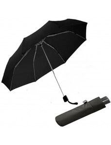 Doppler Fiber Alu Light - dámský skládací deštník, černá, plná barva