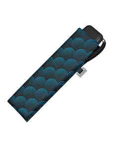 Doppler Carbonsteel SLIM Twister blue ultralehký skládací plochý deštník