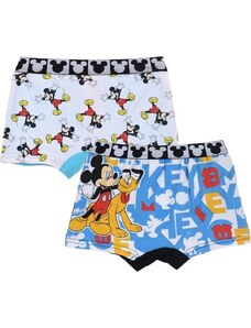 SET 2KS SPODNÍHO PRÁDLA MICKEY DISNEY - MODRÁ/BÍLÁ Barevná