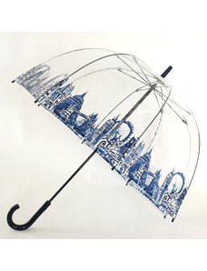 Fulton dámský průhledný holový deštník Birdcage 2 LONDON ICONS L042