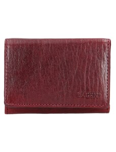 Menší kožená peněženka Lagen - vínová