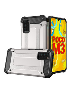 IZMAEL.eu Pouzdro Hybrid Armor pre Xiaomi Redmi Note 10 5G/Poco M3 pro Xiaomi Redmi Note 10 5G stříbrná